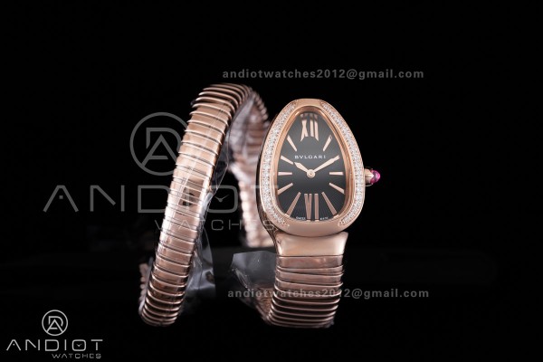 Serpenti 35mm Diamonds Bezel RG BVF 1:1 Best Editi...