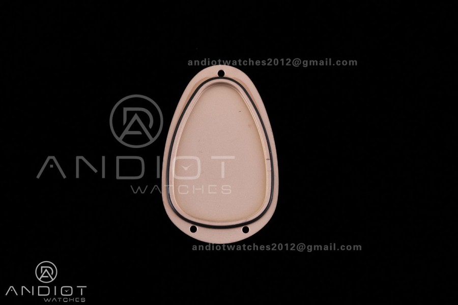 Serpenti 35mm Diamonds Bezel RG BVF 1:1 Best Edition Black Dial on RG Bracelet Ronda Quartz