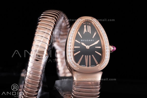 Serpenti 35mm Diamonds Bezel RG BVF 1:1 Best Editi...