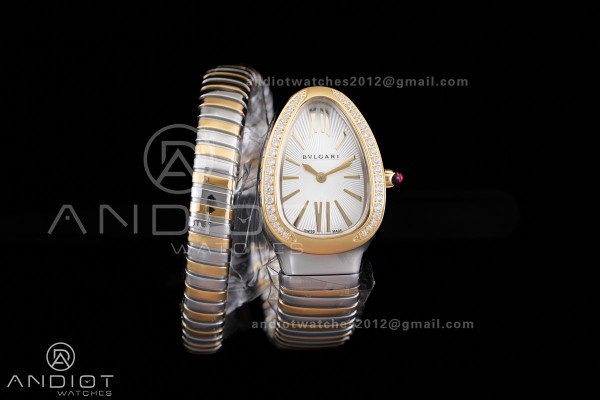 Serpenti 35mm Diamond Bezel SS/YG BVF 1:1 Best Edi...