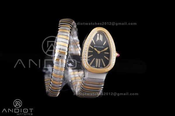 Serpenti 35mm Diamond Bezel SS/YG BVF 1:1 Best Edi...