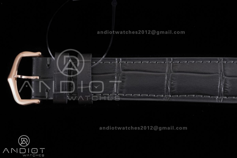 Santos Dumont 43.5mm RG F1F Best Edition Silver Dial on Gary Leather Strap Quartz