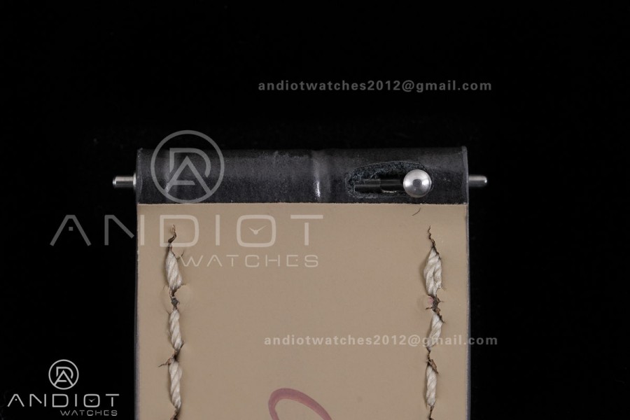 Santos Dumont 43.5mm RG F1F Best Edition Silver Dial on Gary Leather Strap Quartz