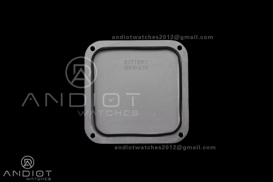 Santos Dumont 38mm SS F1F Best Edition Silver Dial on Black Leather Strap Quartz