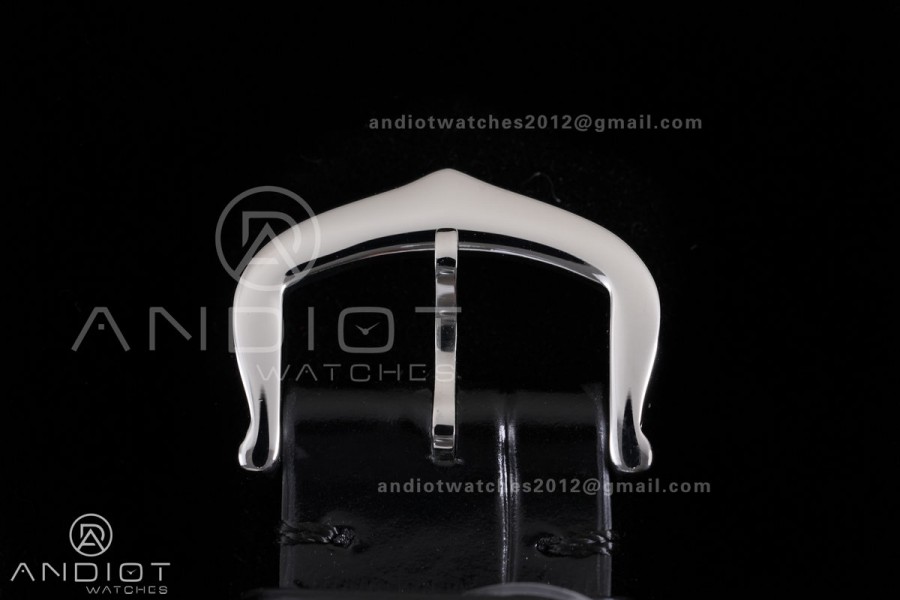 Santos Dumont 38mm SS/RG F1F Best Edition Silver Dial on Black Leather Strap Quartz