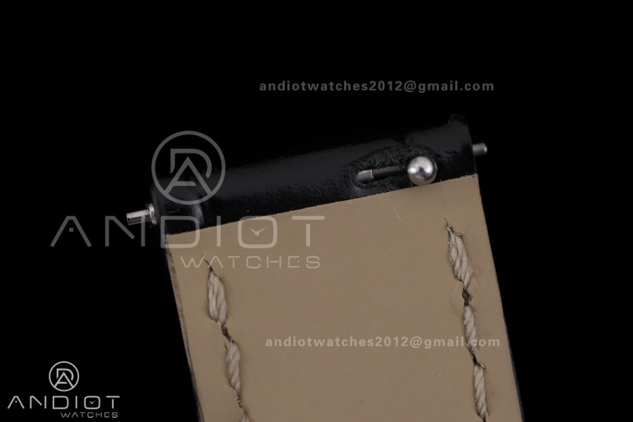 Santos Dumont 38mm SS F1F Best Edition Black Dial on Black Leather Strap Quartz