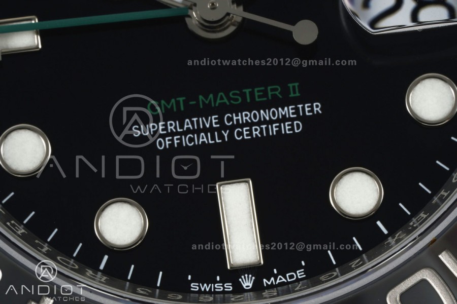 GMT-Master II 126710 GRNR 904L Steel RICH 1:1 Best Edition on Oyster Bracelet JH3285