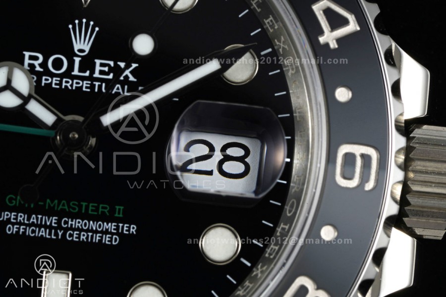 GMT-Master II 126710 GRNR 904L Steel RICH 1:1 Best Edition on Oyster Bracelet JH3285