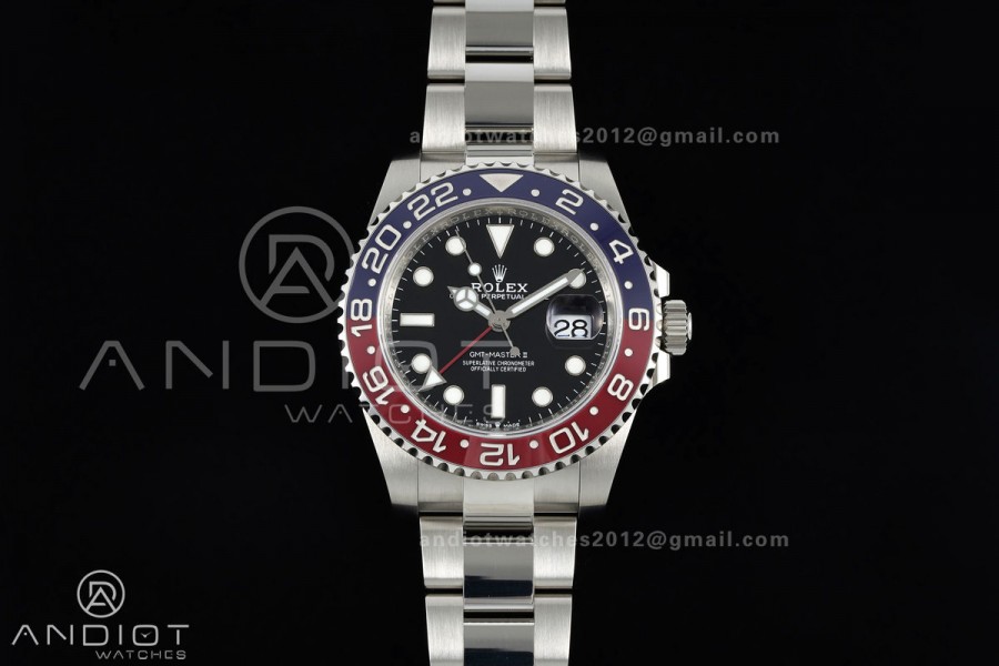 GMT-Master II 126710 BLRO 904L Steel RICH 1:1 Best Edition on Oyster Bracelet JH3285 (Free Sprung)