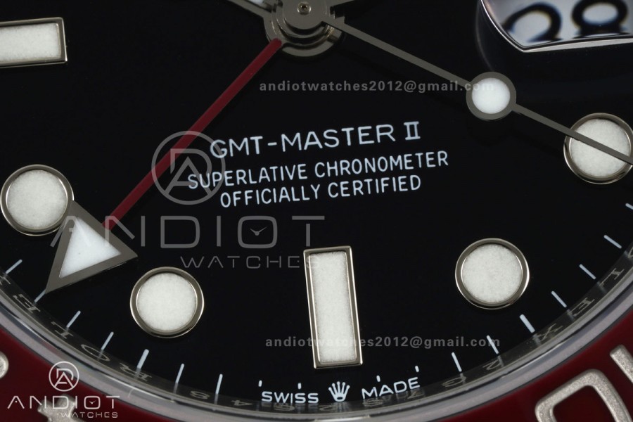 GMT-Master II 126710 BLRO 904L Steel RICH 1:1 Best Edition on Oyster Bracelet JH3285 (Free Sprung)