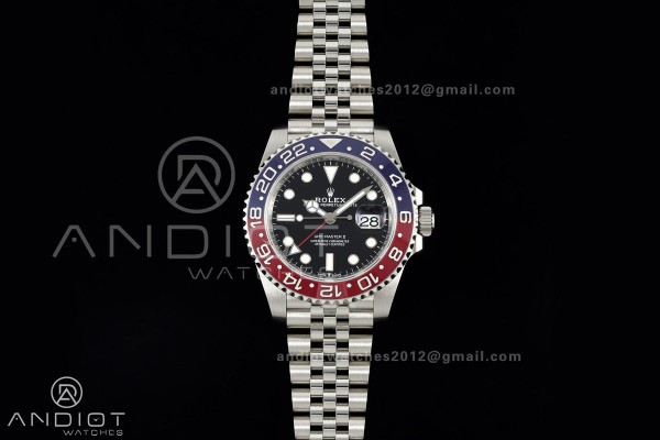 GMT-Master II 126710 BLRO 904L Steel RICH 1:1 Best Edition on Jubilee Bracelet JH3285