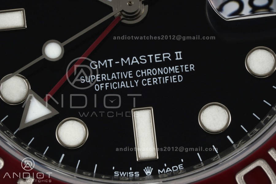 GMT-Master II 126710 BLRO 904L Steel RICH 1:1 Best Edition on Jubilee Bracelet JH3285