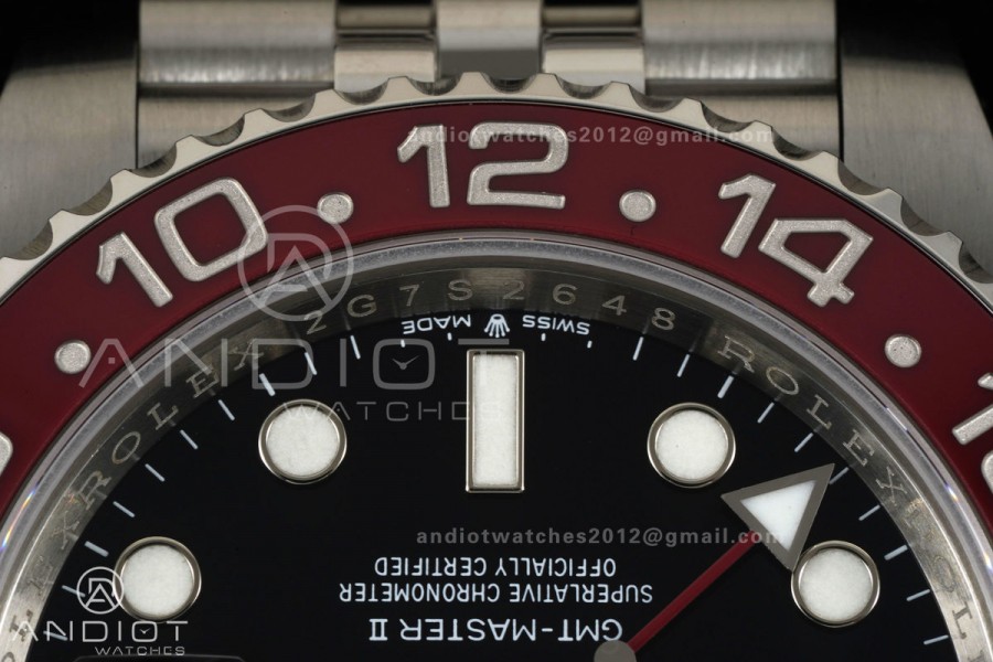 GMT-Master II 126710 BLRO 904L Steel RICH 1:1 Best Edition on Jubilee Bracelet JH3285 (Free Sprung)