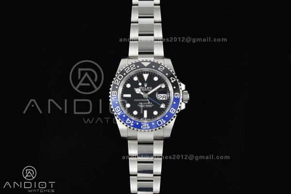 GMT-Master II 126710 BLNR 904L Steel RICH 1:1 Best Edition on Oyster Bracelet JH3285 (Free Sprung)