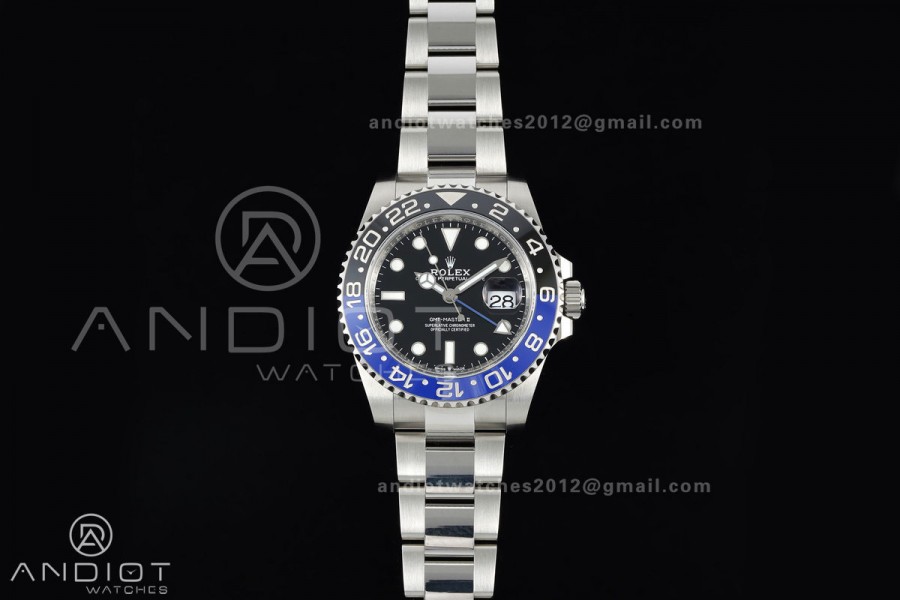 GMT-Master II 126710 BLNR 904L Steel RICH 1:1 Best Edition on Oyster Bracelet JH3285 (Free Sprung)