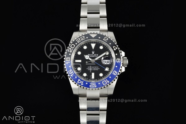GMT-Master II 126710 BLNR 904L Steel RICH 1:1 Best Edition on Oyster Bracelet JH3285 (Free Sprung)