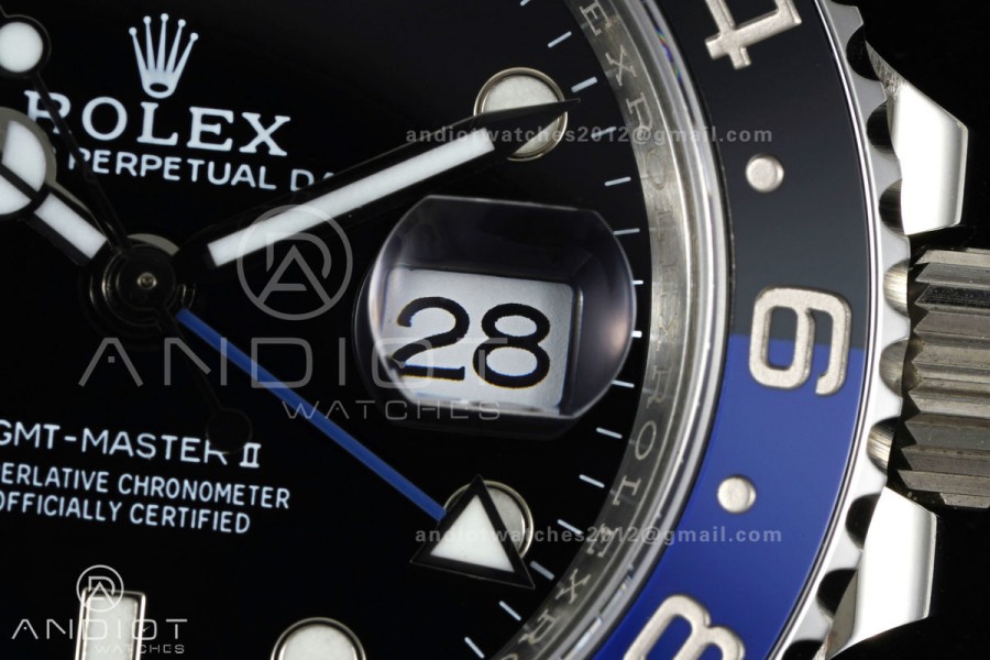 GMT-Master II 126710 BLNR 904L Steel RICH 1:1 Best Edition on Oyster Bracelet JH3285 (Free Sprung)