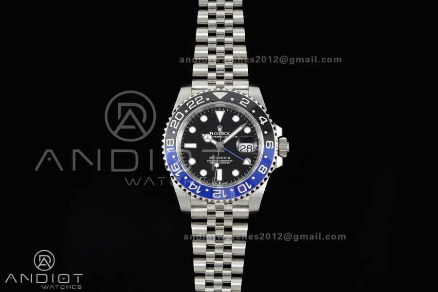 GMT-Master II 126710 BLNR 904L Steel RICH 1:1 Best Edition on Jubilee Bracelet JH3285