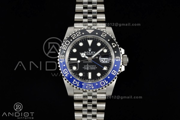 GMT-Master II 126710 BLNR 904L Steel RICH 1:1 Best Edition on Jubilee Bracelet JH3285