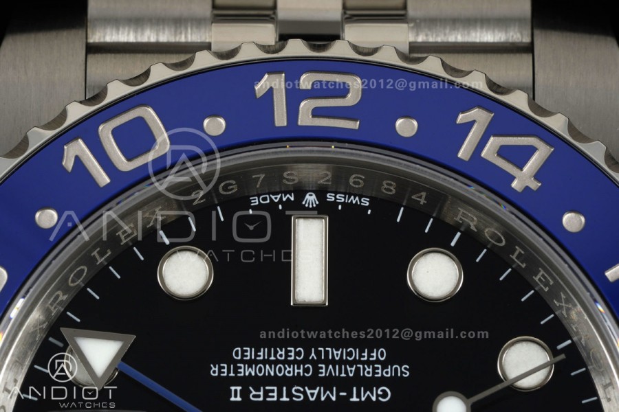 GMT-Master II 126710 BLNR 904L Steel RICH 1:1 Best Edition on Jubilee Bracelet JH3285
