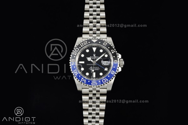 GMT-Master II 126710 BLNR 904L Steel RICH 1:1 Best Edition on Jubilee Bracelet JH3285 (Free Sprung)