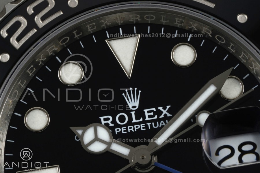 GMT-Master II 126710 BLNR 904L Steel RICH 1:1 Best Edition on Jubilee Bracelet JH3285 (Free Sprung)