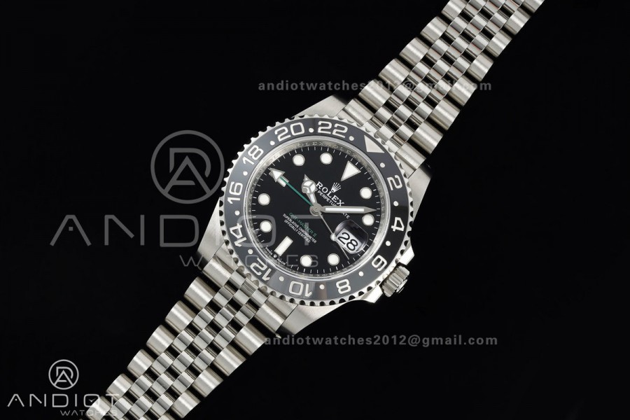 GMT-Master II 126710 GRNR 904L Steel RICH 1:1 Best Edition on Jubilee Bracelet JH3285