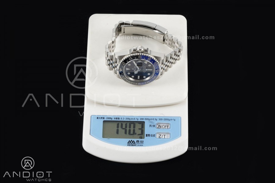 GMT-Master II 126710 GRNR 904L Steel RICH 1:1 Best Edition on Jubilee Bracelet JH3285