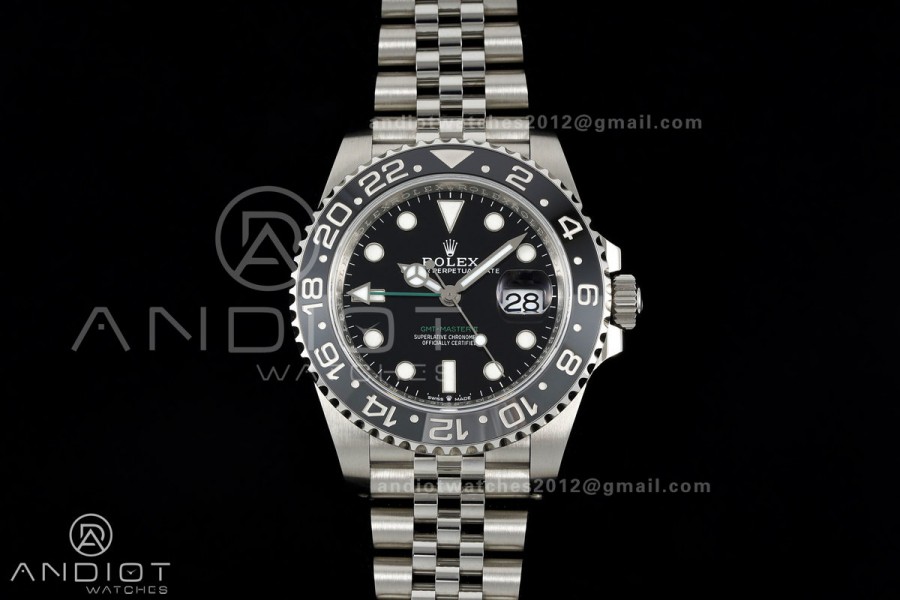 GMT-Master II 126710 GRNR 904L Steel RICH 1:1 Best Edition on Jubilee Bracelet JH3285