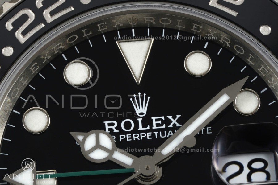 GMT-Master II 126710 GRNR 904L Steel RICH 1:1 Best Edition on Jubilee Bracelet JH3285