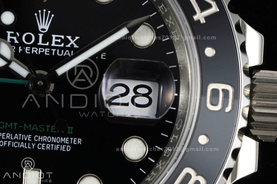 GMT-Master II 126710 GRNR 904L Steel RICH 1:1 Best Edition on Jubilee Bracelet JH3285