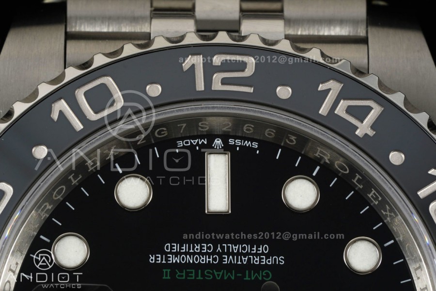 GMT-Master II 126710 GRNR 904L Steel RICH 1:1 Best Edition on Jubilee Bracelet JH3285