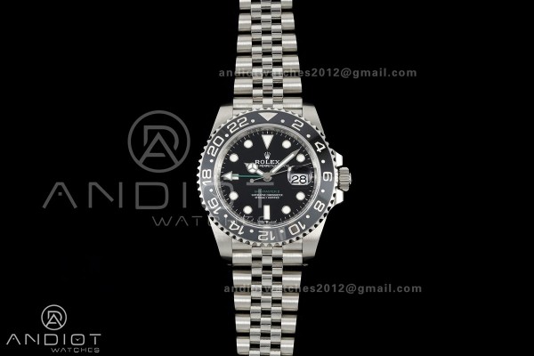 GMT-Master II 126710 GRNR 904L Steel RICH 1:1 Best Edition on Jubilee Bracelet JH3285 (Free Sprung)