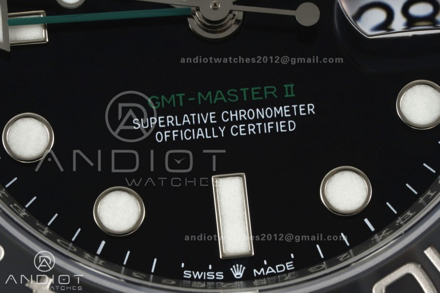 GMT-Master II 126710 GRNR 904L Steel RICH 1:1 Best Edition on Jubilee Bracelet JH3285 (Free Sprung)