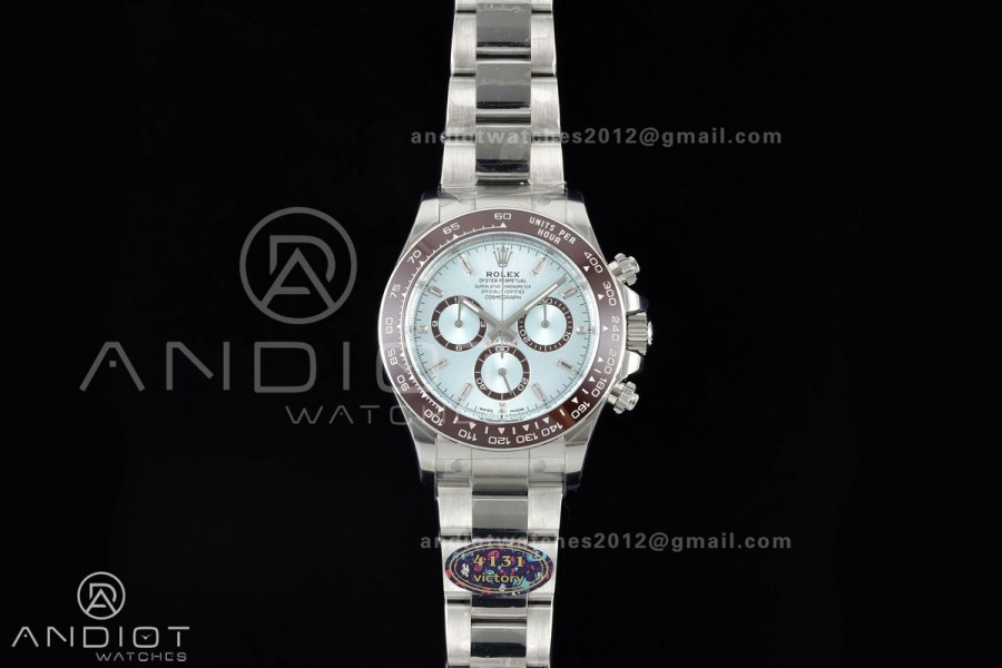 Daytona 126506 VF 1:1 Best Edition 904L Steel Ice Blue Crystal Dial on SS Bracelet DD4131