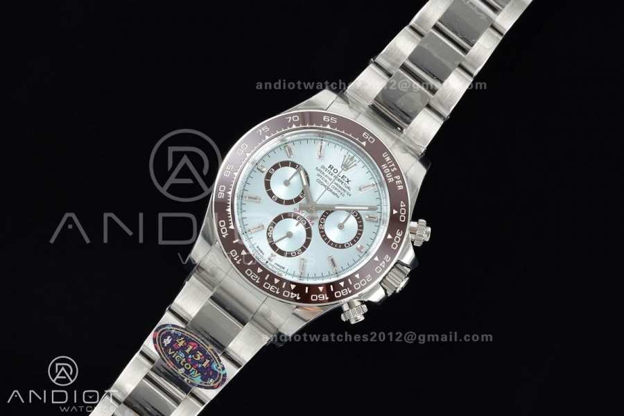 Daytona 126506 VF 1:1 Best Edition 904L Steel Ice Blue Crystal Dial on SS Bracelet DD4131
