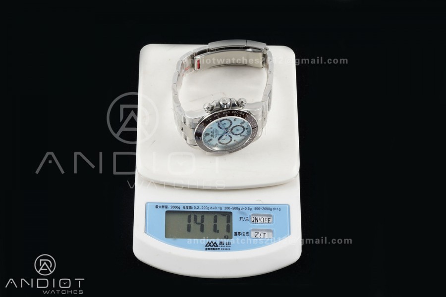 Daytona 126506 VF 1:1 Best Edition 904L Steel Ice Blue Crystal Dial on SS Bracelet DD4131