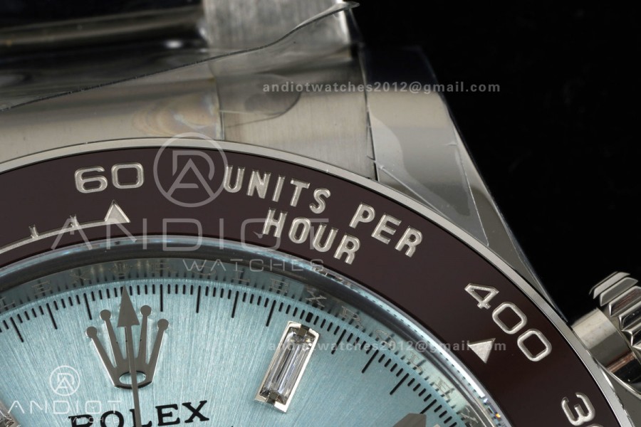 Daytona 126506 VF 1:1 Best Edition 904L Steel Ice Blue Crystal Dial on SS Bracelet DD4131