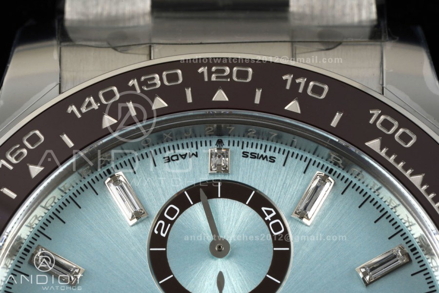 Daytona 126506 VF 1:1 Best Edition 904L Steel Ice Blue Crystal Dial on SS Bracelet DD4131