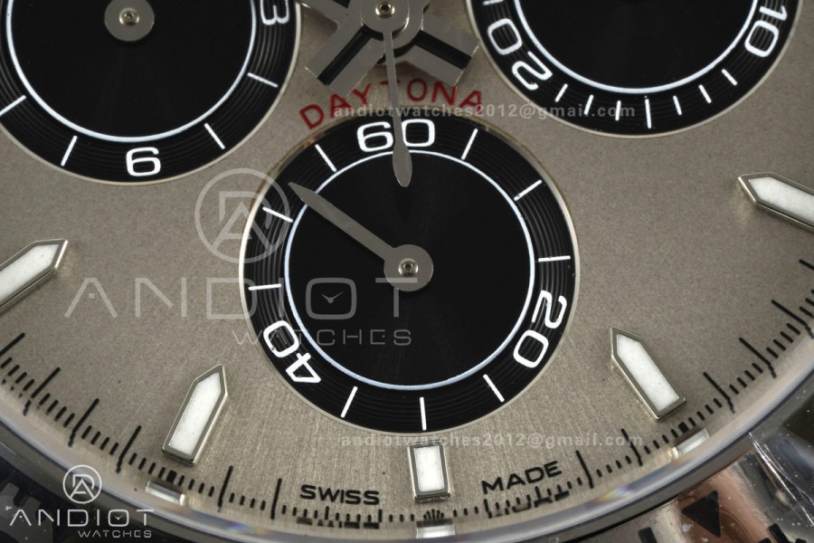 Daytona 126509 VF 1:1 Best Edition 904L Steel Gray/Black Dial on SS Bracelet DD4131