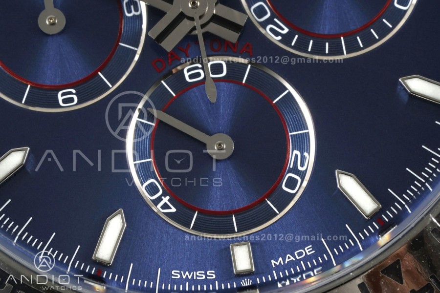 Daytona 126509 VF 1:1 Best Edition 904L Steel Blue Dial on SS Bracelet DD4131