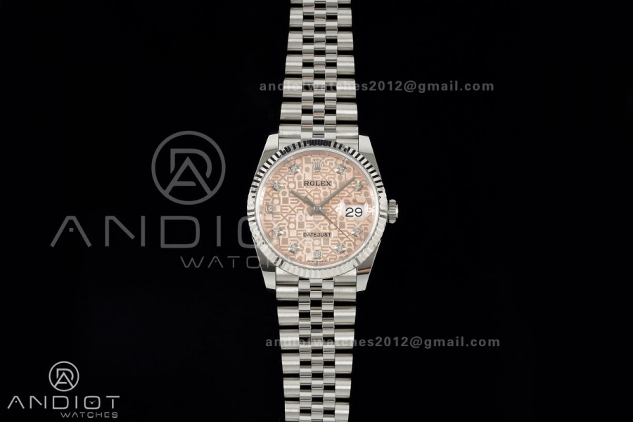 DateJust 36 SS 126234 ARF 1:1 Best Edition RG Computer Diamonds Dial on Jubilee Bracelet DD3235
