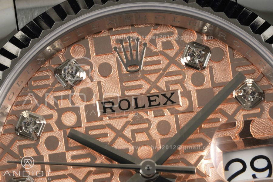 DateJust 36 SS 126234 ARF 1:1 Best Edition RG Computer Diamonds Dial on Jubilee Bracelet DD3235