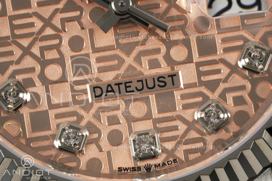 DateJust 36 SS 126234 ARF 1:1 Best Edition RG Computer Diamonds Dial on Jubilee Bracelet DD3235
