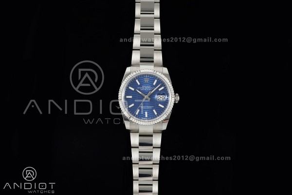 DateJust 36 SS 126234 ARF 1:1 Best Edition Blue Te...