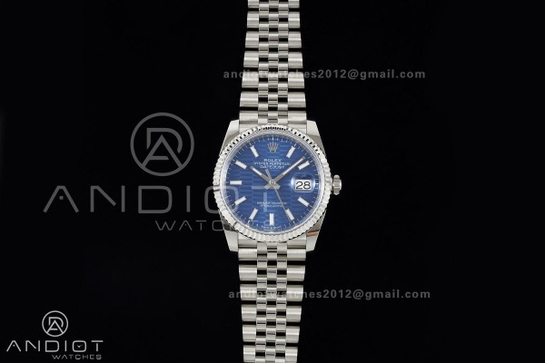 DateJust 36 SS 126234 ARF 1:1 Best Edition Blue Te...