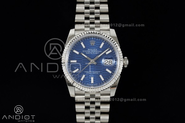 DateJust 36 SS 126234 ARF 1:1 Best Edition Blue Te...