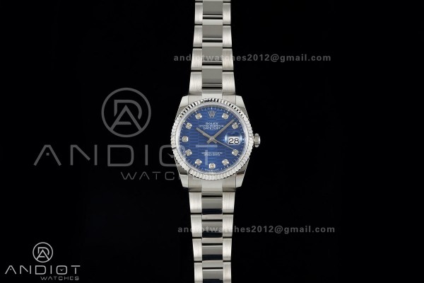 DateJust 36 SS 126234 ARF 1:1 Best Edition Blue Te...