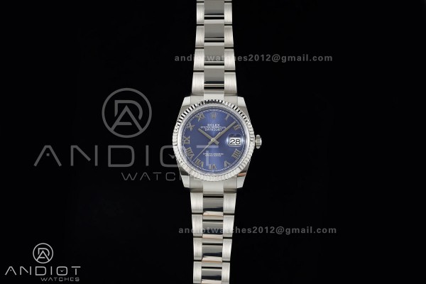 DateJust 36 SS 126234 ARF 1:1 Best Edition Blue Ro...