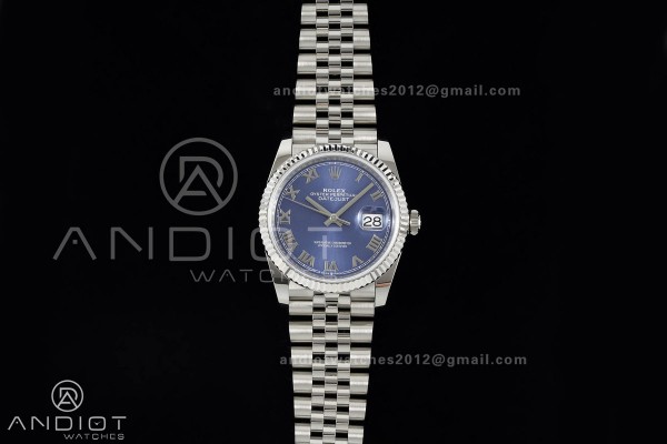 DateJust 36 SS 126234 ARF 1:1 Best Edition Blue Ro...